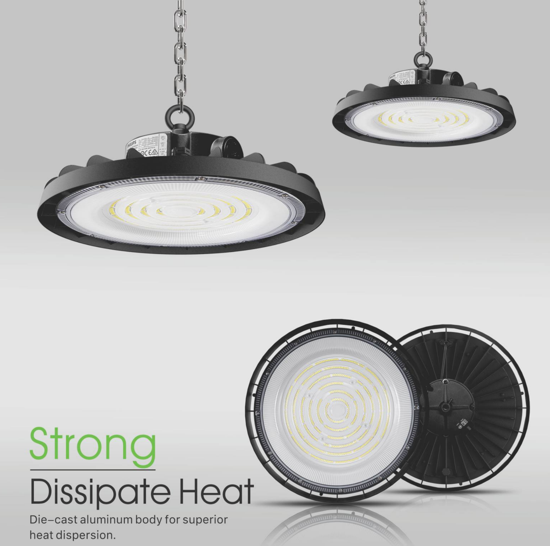 LED High Bay Lights 200W 3Watge 3CCT